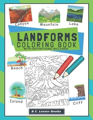 B C Lester Books - Landforms Coloring Book With Definitions Included, Häftad. Tillgänglighet: Lägg i varukorg