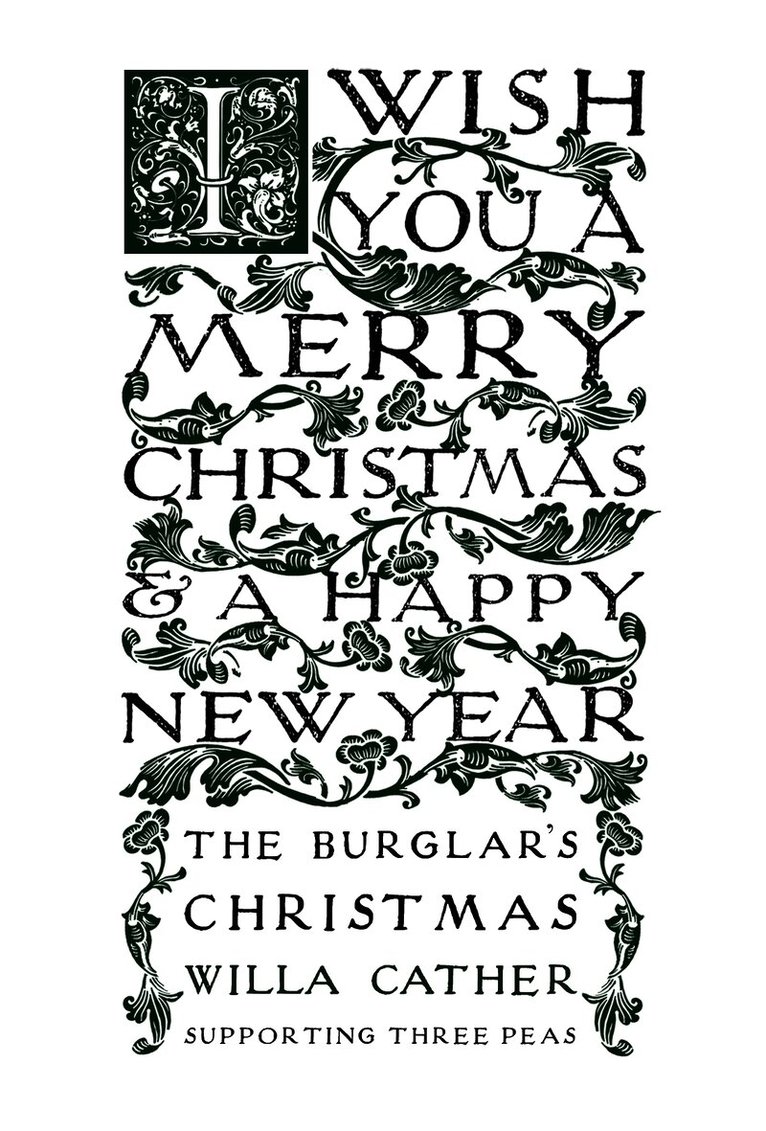Willa Cather - Burglar's Christmas, Häftad