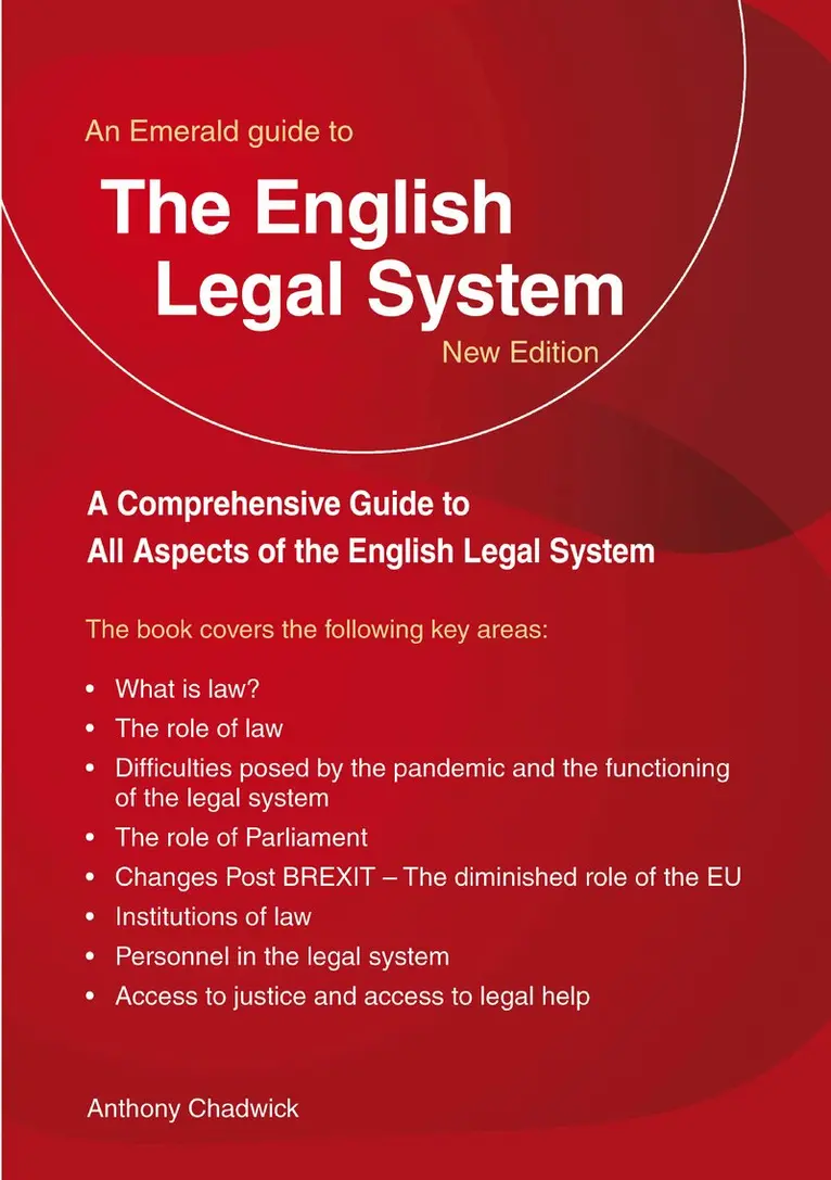 Anthony Chadwick - Guide to the English Legal System, Häftad. Tillgänglighet: Lägg i varukorg
