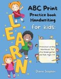ABC Print Handwriting Practice Book for kids