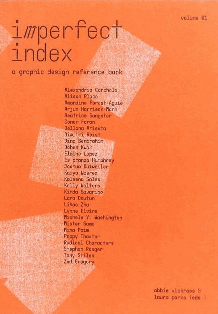 Abbie Vickress, Laura Parke - imperfect index, Häftad