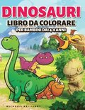 Dinosauri Libro da colorare per bambini dai 4-8 anni