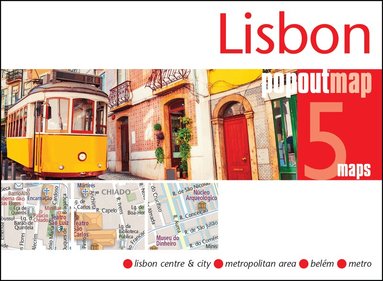 Popout Maps - Lisbon PopOut Map - pocket-size, pop-up map of Lisbon, Övrigt