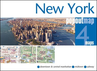 Popout Map - New York PopOut Map - pocket size, pop up map of new york city, Övrigt
