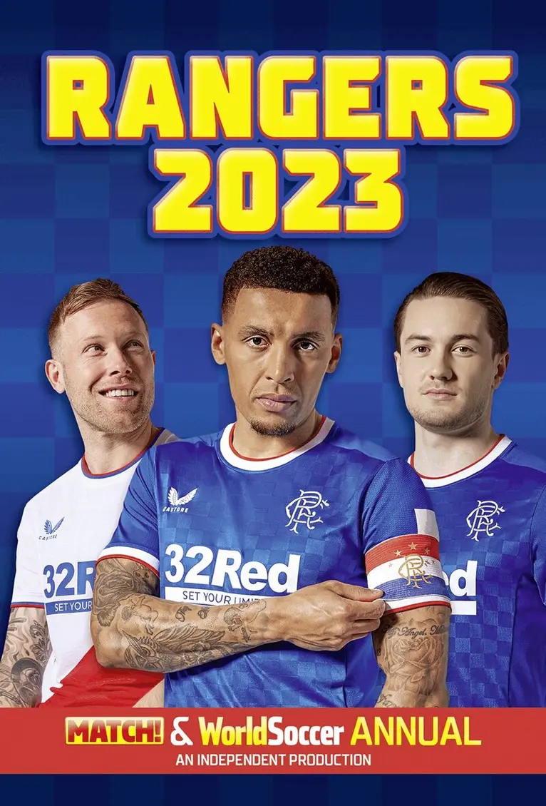 Magazine - The Match! Rangers Soccer Club Annual 2023, Inbunden. Tillgänglighet: Tillfälligt slut