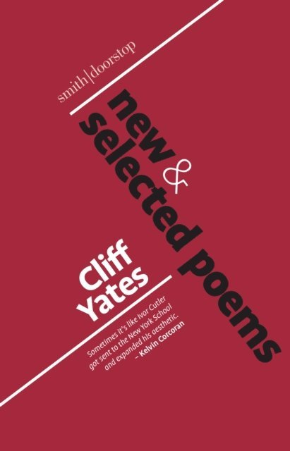 Cliff Yates - New and Selected Poems, E-bok