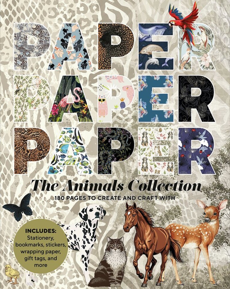 Deckchair Press - Paper Paper Paper: The Animals Collection, Häftad