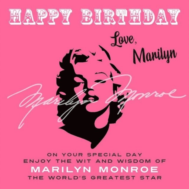Marilyn Monroe - Happy Birthday-Love, Marilyn, E-bok