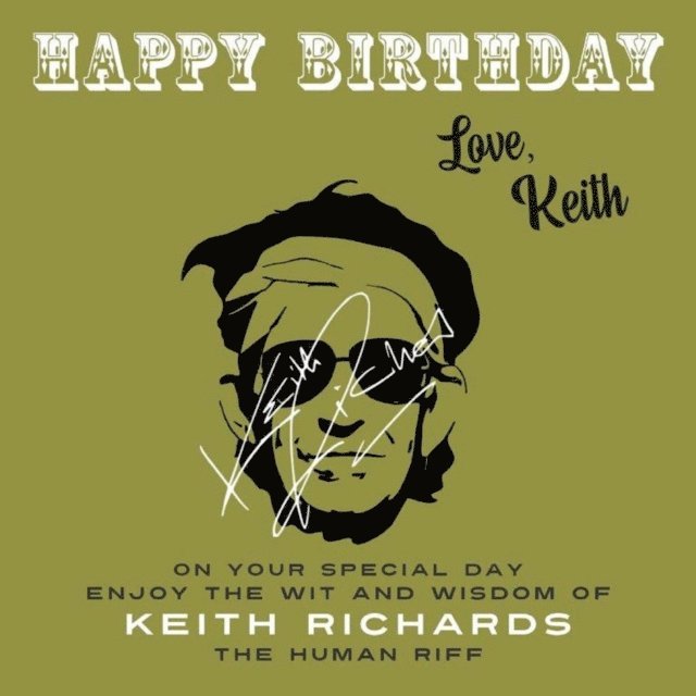 Keith Richards - Happy Birthday-Love, Keith, E-bok