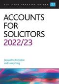 Accounts for Solicitors 2022/2023