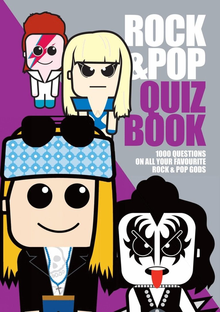 twocan design - Rock & Pop Quiz Book, Häftad