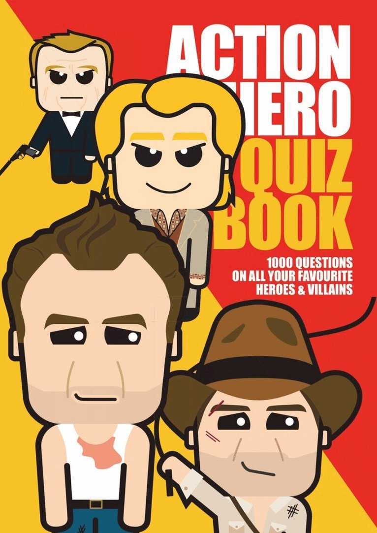 twocan design - Action Hero Quiz Book, Häftad