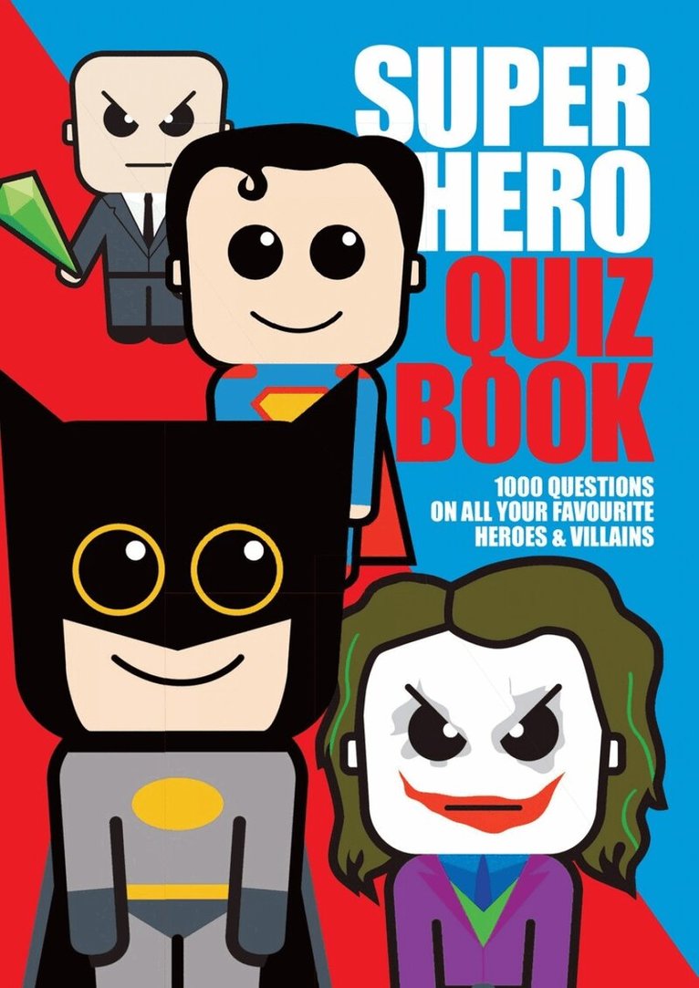twocan design - Super Hero Quiz Book, Häftad