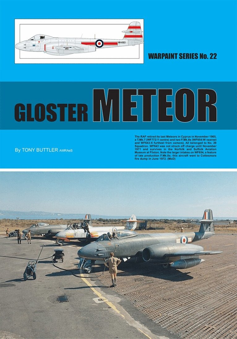 Alan Hall - Gloster Meteor, Häftad
