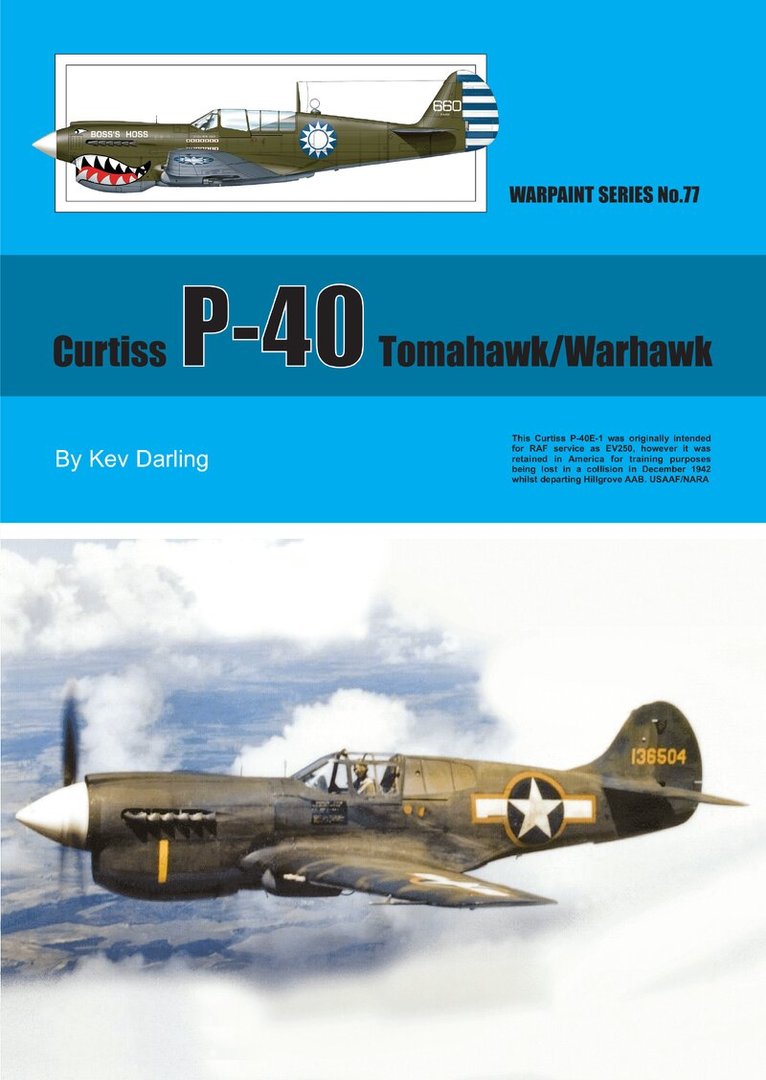 Kev Darling - Curtiss P-40 Tomahawk/Warhawk, Häftad