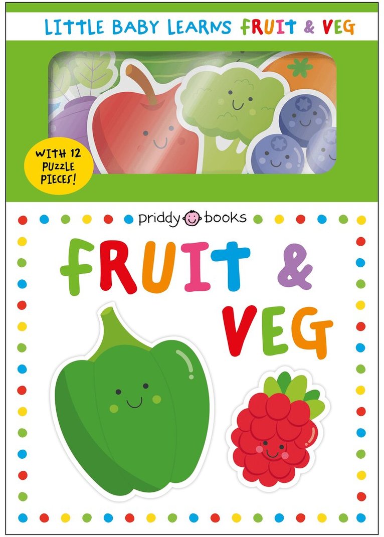Priddy Books - Little Baby Learns Fruit & Veg, Kartonnage