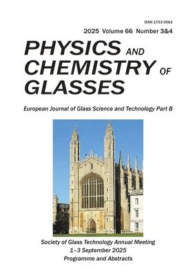 David Moore - Phys. Chem. Glasses, 2025, 66(3&4), 81-202, Häftad