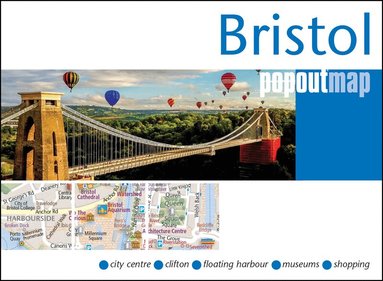 Bristol PopOut Map - pocket size, pop up map of Bristol city centre, Övrigt