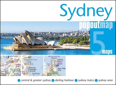 Sydney PopOut Map - pocket-size, pop up map of Sydney city centre, Övrigt