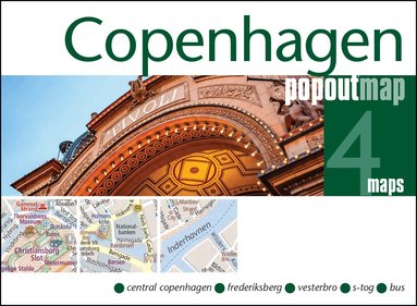 Copenhagen PopOut Map - pocket size, pop up map of Copenhagen city centre, Övrigt
