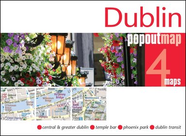Popout Map - Dublin PopOut Map - pocket size, pop up map of Dublin city centre, Övrigt