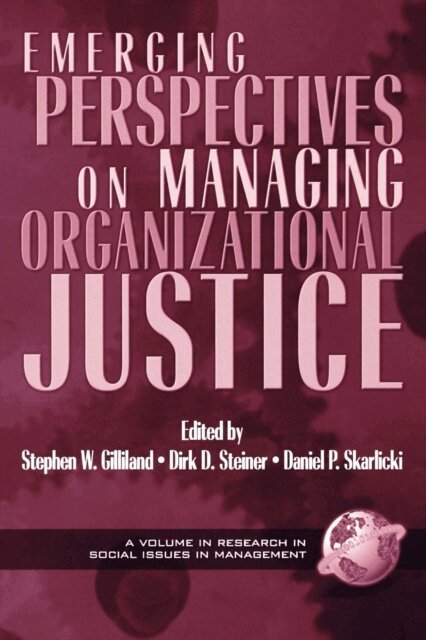 Daniel P. Skarlicki, Dirk D. Steiner, Stephen W. Gilliland - Emerging Perspectives on Managing Organizational Justice, E-bok