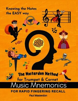Paul Masterdon - Trumpet Mnemonics - Easy Memory Hacks For Rapid Fingering Recall on B-Flat Trumpet and Cornet, Häftad