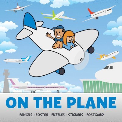 New Holland Publishers - On the Plane Activity Pack: Pencils, Poster, Puzzles, Stickers, Postcard, Inbunden