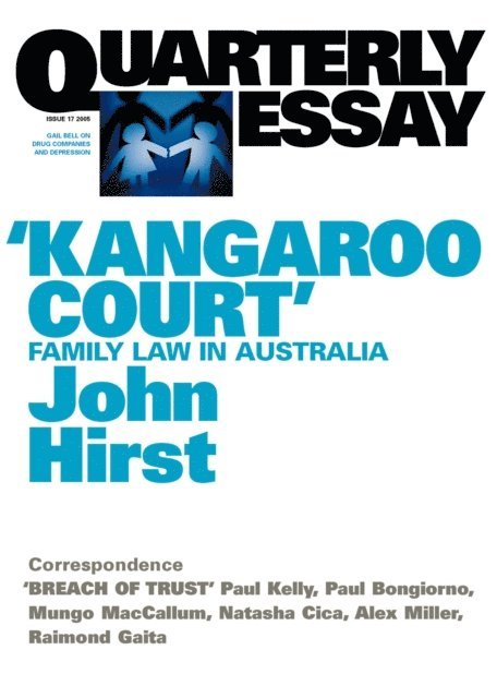 John Hirst - &quote;Kangaroo Court&quote;, E-bok
