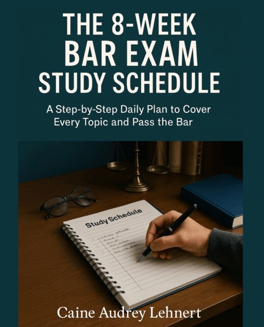 Caine Audrey Lehnert - 8-week bar exam study schedule, E-bok. Tillgänglighet: Lägg i varukorg