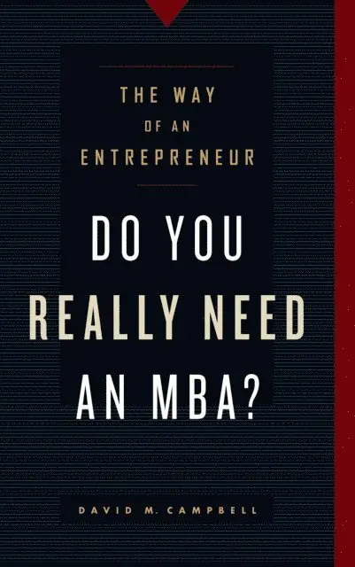 David - Do You Really Need an MBA?, E-bok. Tillgänglighet: Lägg i varukorg