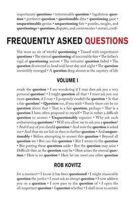 Rob Kovitz - Frequently Asked Questions, Volume 1, Häftad. Tillgänglighet: Lägg i varukorg