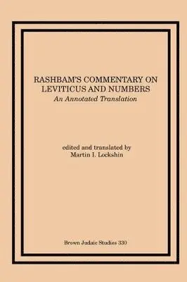 Rashbam's Commentary on Leviticus and Numbers, Häftad. Tillgänglighet: Lägg i varukorg