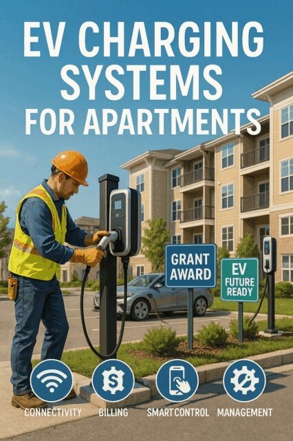 Michael Battaglia, Omar Riahi, Lawrence Harte - EV Charging Systems for Apartments and Businesses, E-bok