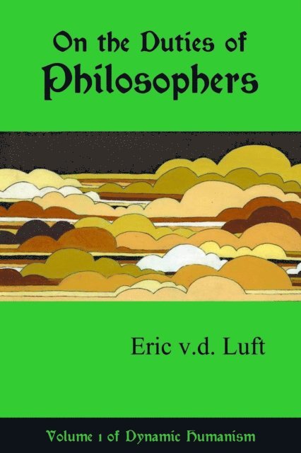 Eric v.d. Luft - On the Duties of Philosophers, E-bok