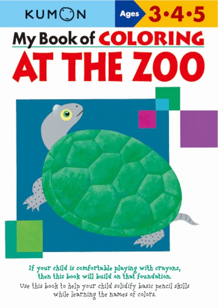 Kumon - Kumon My Book of Coloring at the Zoo, Häftad. Tillgänglighet: Lägg i varukorg
