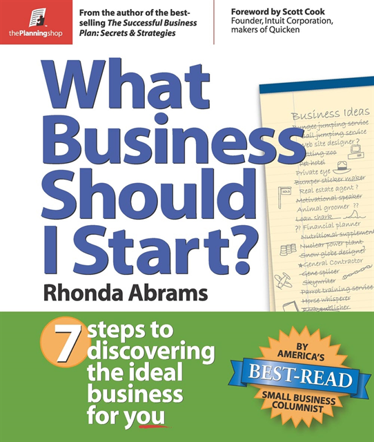 Rhonda Abrams - What Business Should I Start?, E-bok