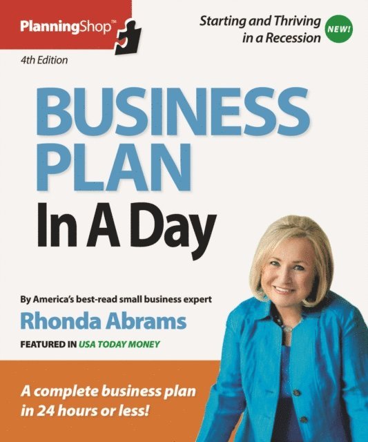 Rhonda Abrams - Business Plan in a Day, E-bok