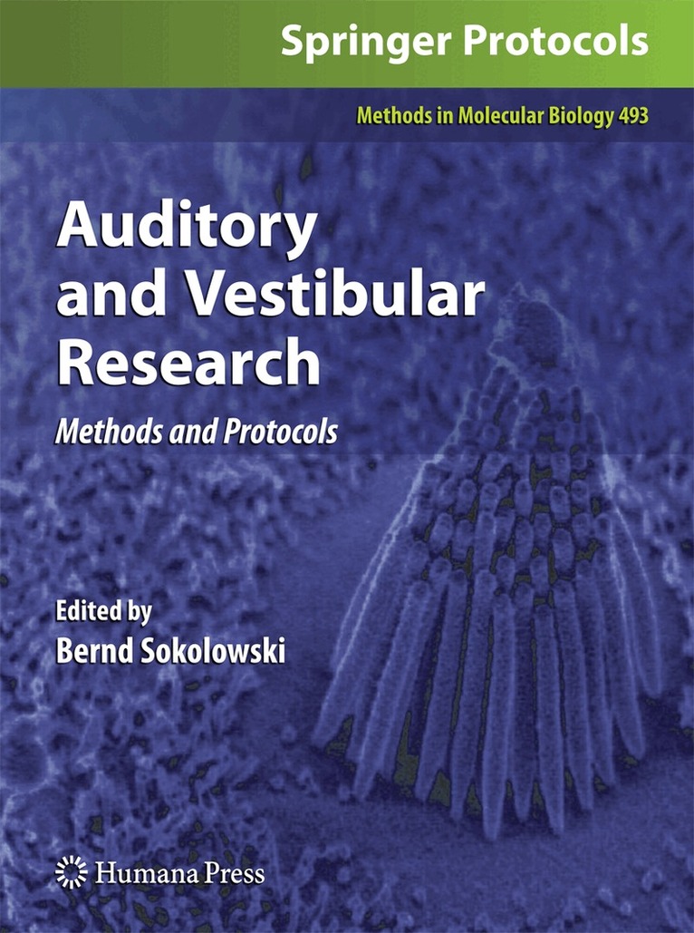 Bernd Sokolowski - Auditory and Vestibular Research, Inbunden