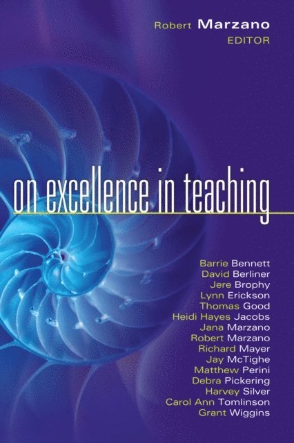 Robert J. Marzano - On Excellence in Teaching, E-bok