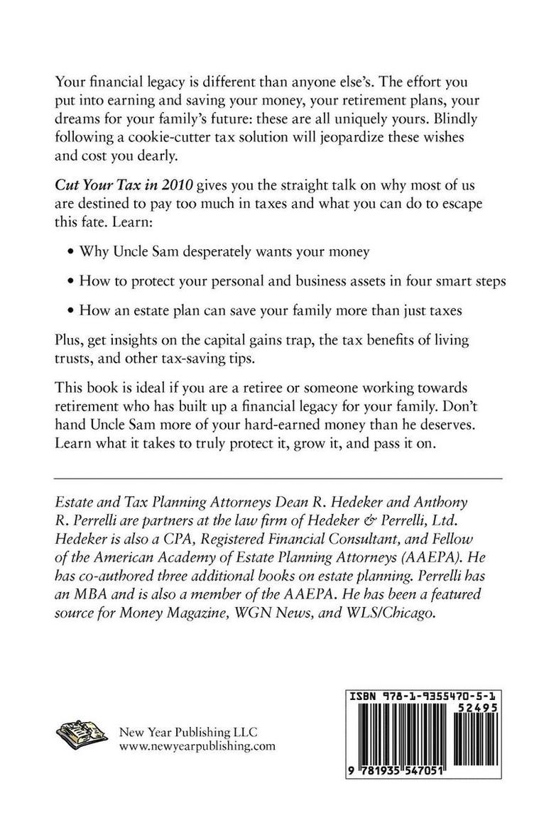 Cut Your Tax in 2010