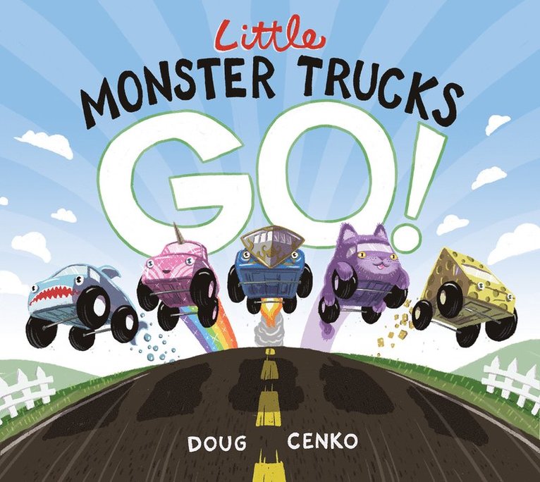 Doug Cenko - Little Monster Trucks GO!, Inbunden
