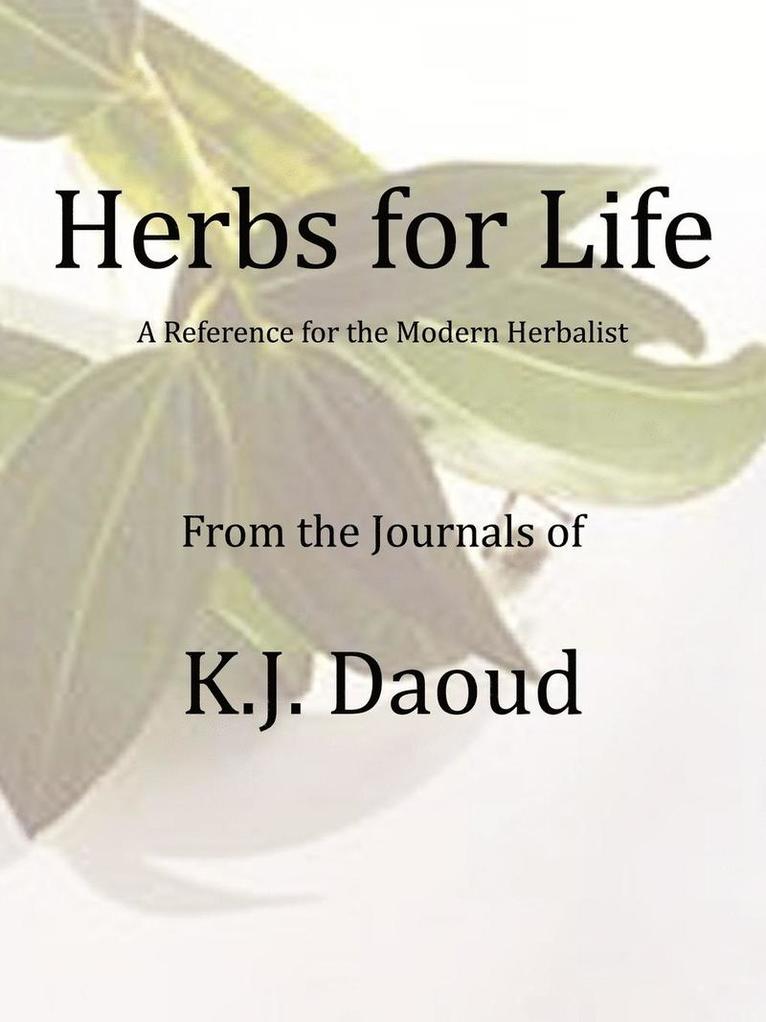 K J Daoud - Herbs for Life, Häftad