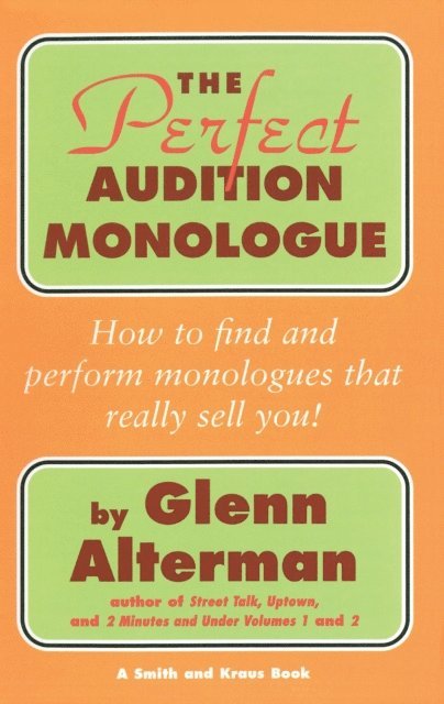 Glenn Alterman - Perfect Monologue Book, E-bok