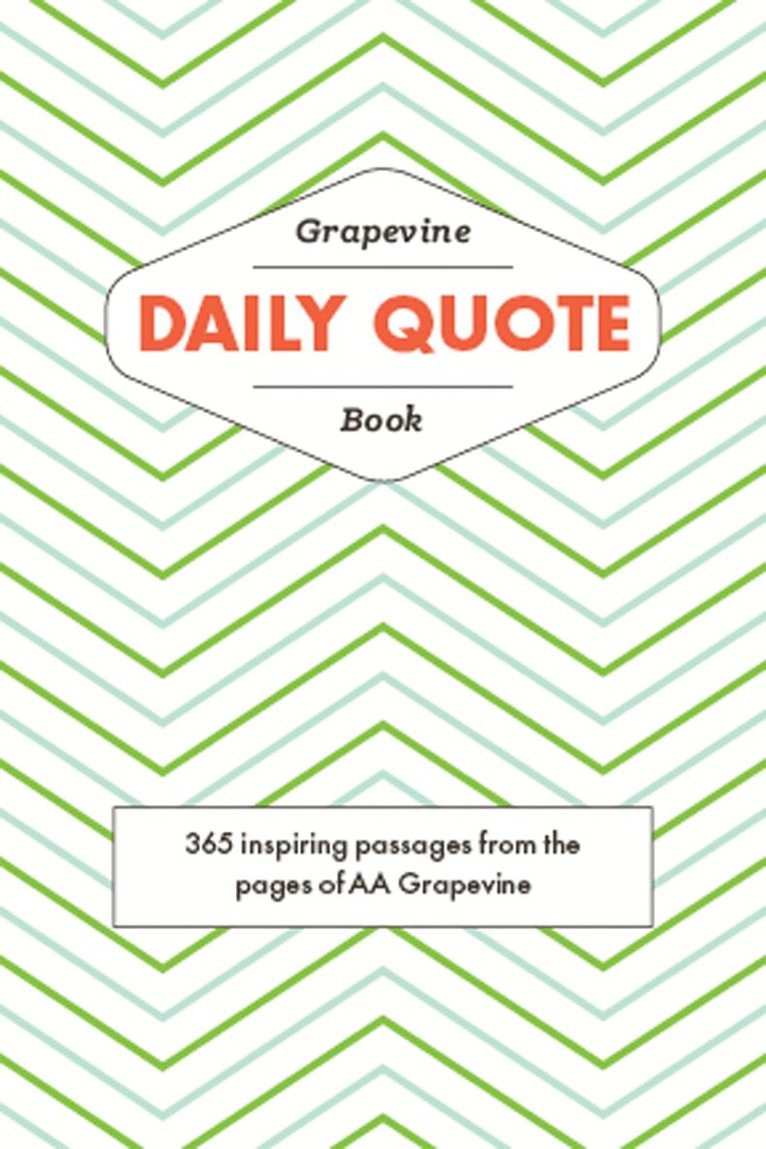 AA Grapevine - Grapevine Daily Quote Book, Häftad