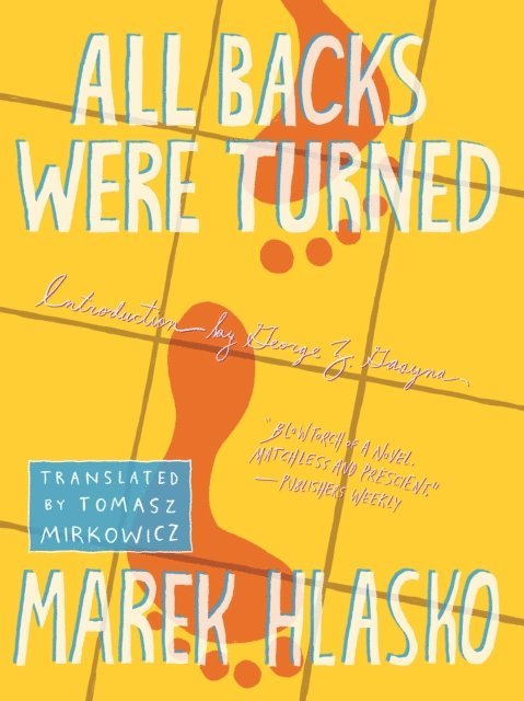 Marek Hlasko - All Backs Were Turned, E-bok