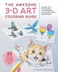 The Awesome 3-D Art Coloring Guide