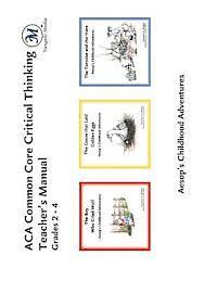 Vincent a. Mastro - ACA Common Core Critical Thinking Teacher's Manual: Grades 2 - 4, Häftad