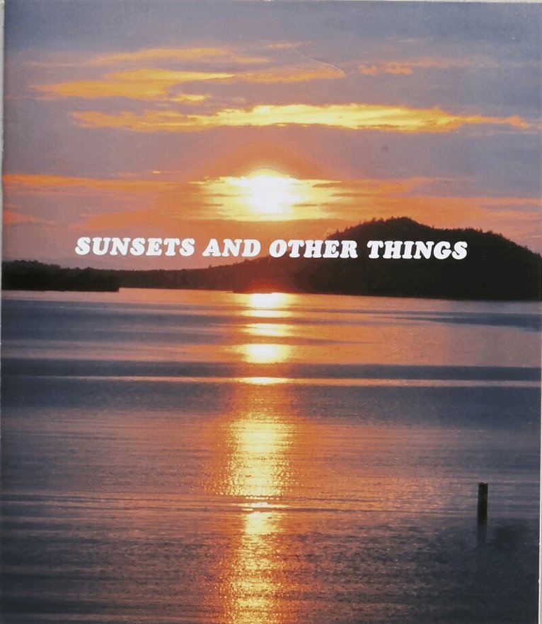 David Schoerner - Sunsets and Other Things, Häftad