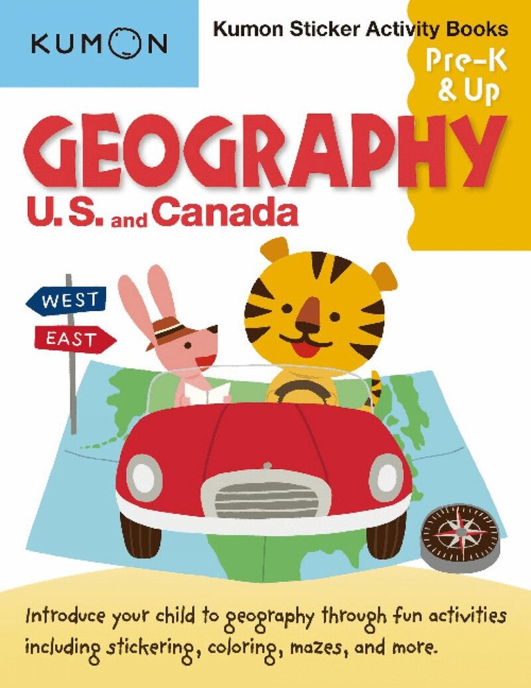 Kumon - Kumon Sticker Activity Books: Geography U.S. and Canada, Häftad. Tillgänglighet: Lägg i varukorg